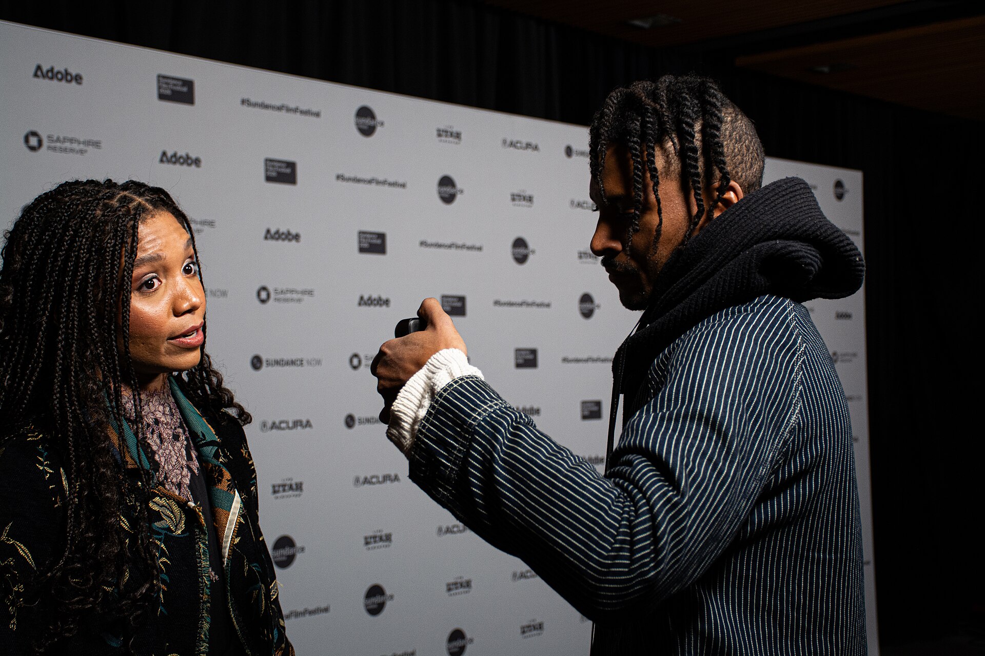 Olive Nwosu, Writer, Director, at the 2026 Sundance Film Festival in Park City Utah