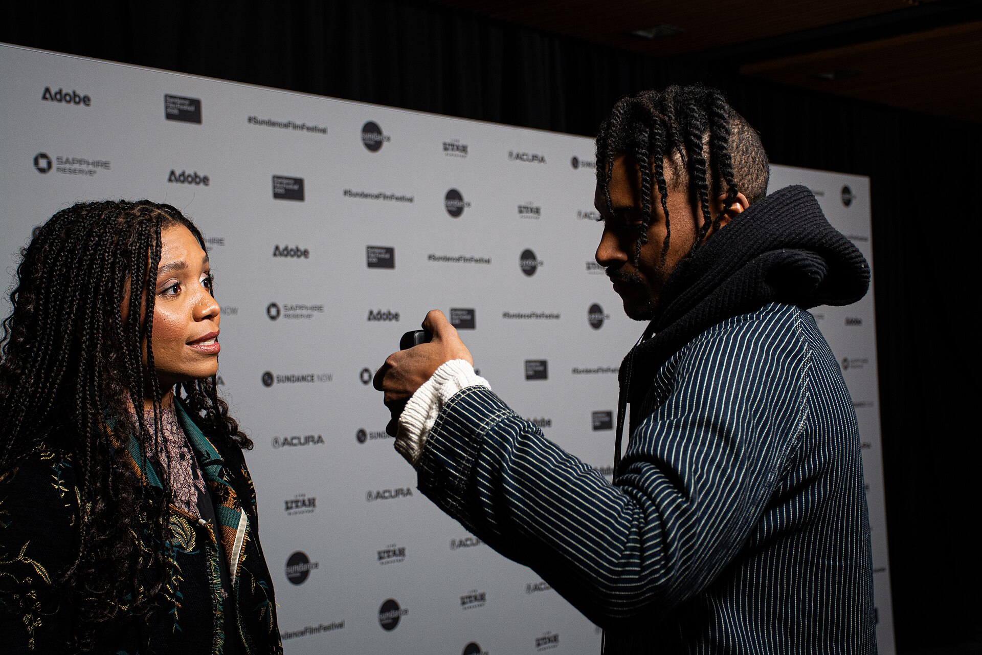 Olive Nwosu, Writer, Director, at the 2026 Sundance Film Festival in Park City Utah
