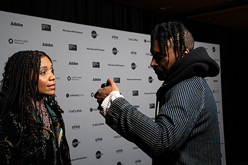Olive Nwosu, Writer, Director, at the 2026 Sundance Film Festival in Park City Utah