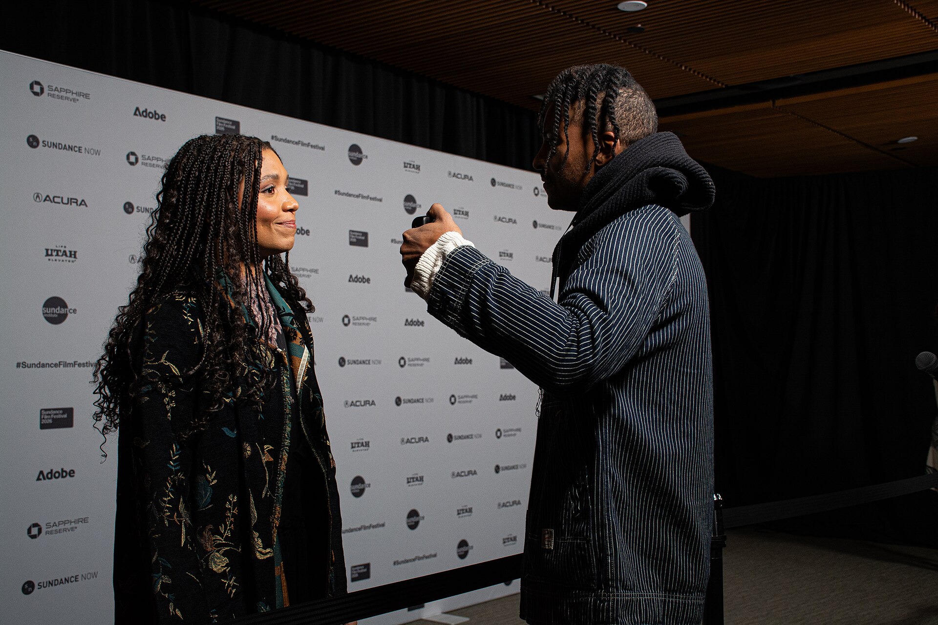 Olive Nwosu, Writer, Director, at the 2026 Sundance Film Festival in Park City Utah