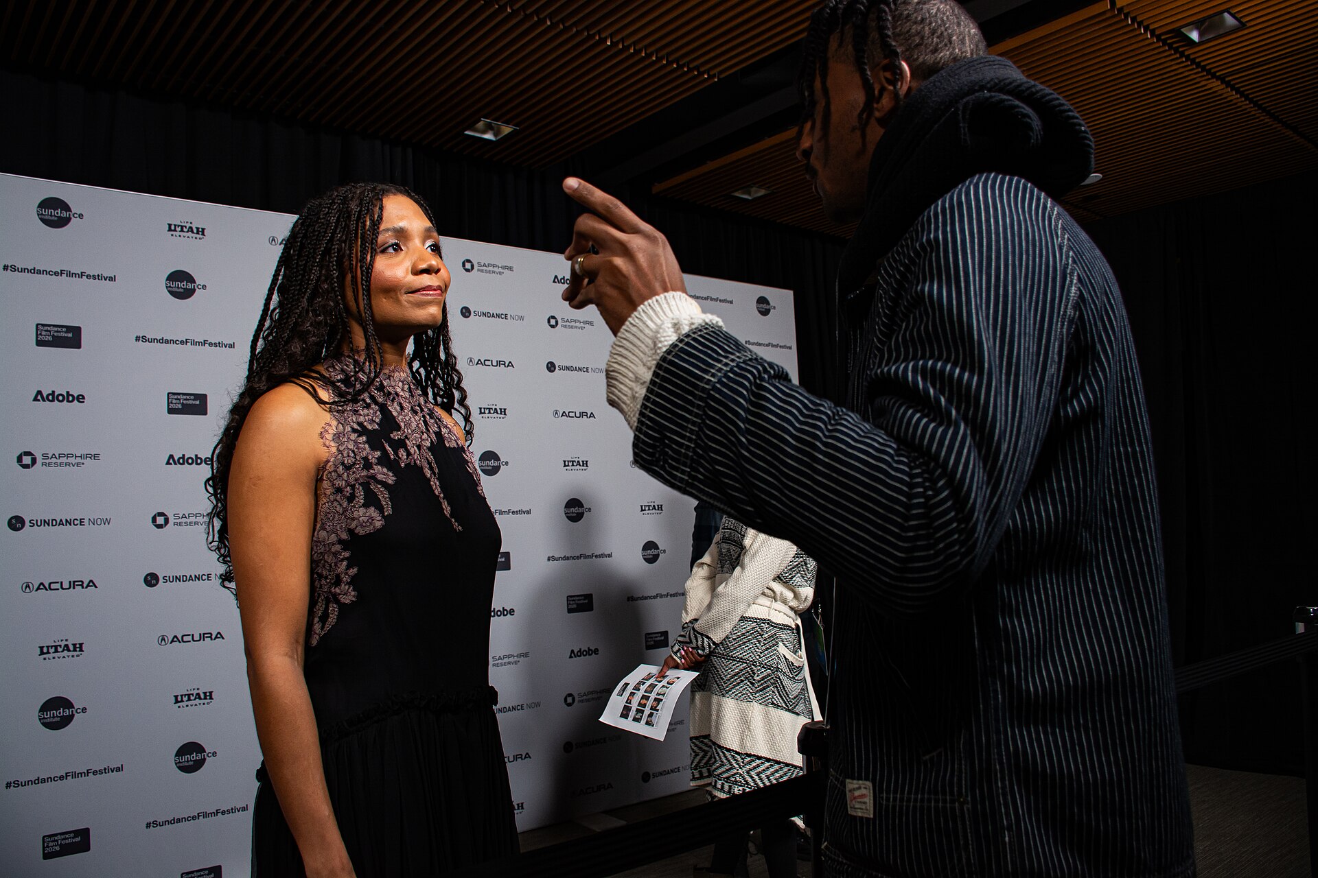 Olive Nwosu, Writer, Director, at the 2026 Sundance Film Festival in Park City Utah