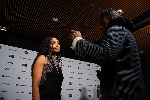 Olive Nwosu, Writer, Director, at the 2026 Sundance Film Festival in Park City Utah