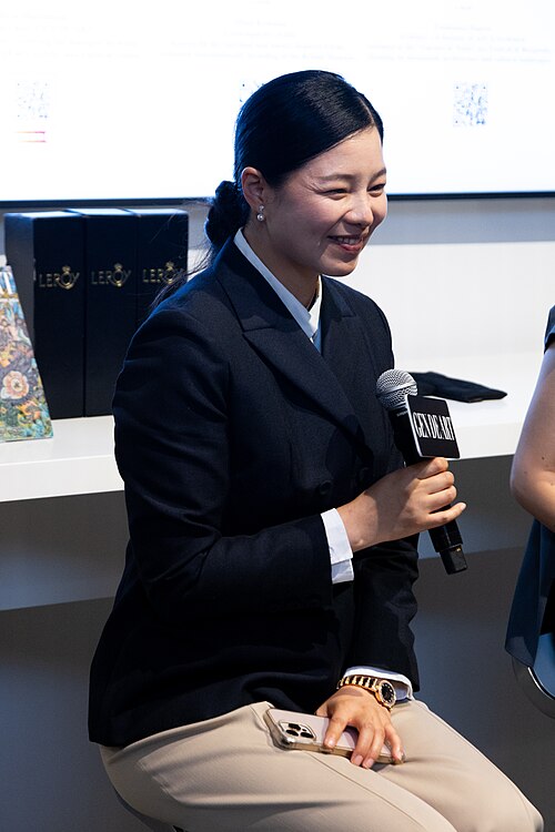 Olivia Matsumoto, GEN DE ART editor-in-chief, at the Art Basel international art fair in Basel, Switzerland in June 2025.