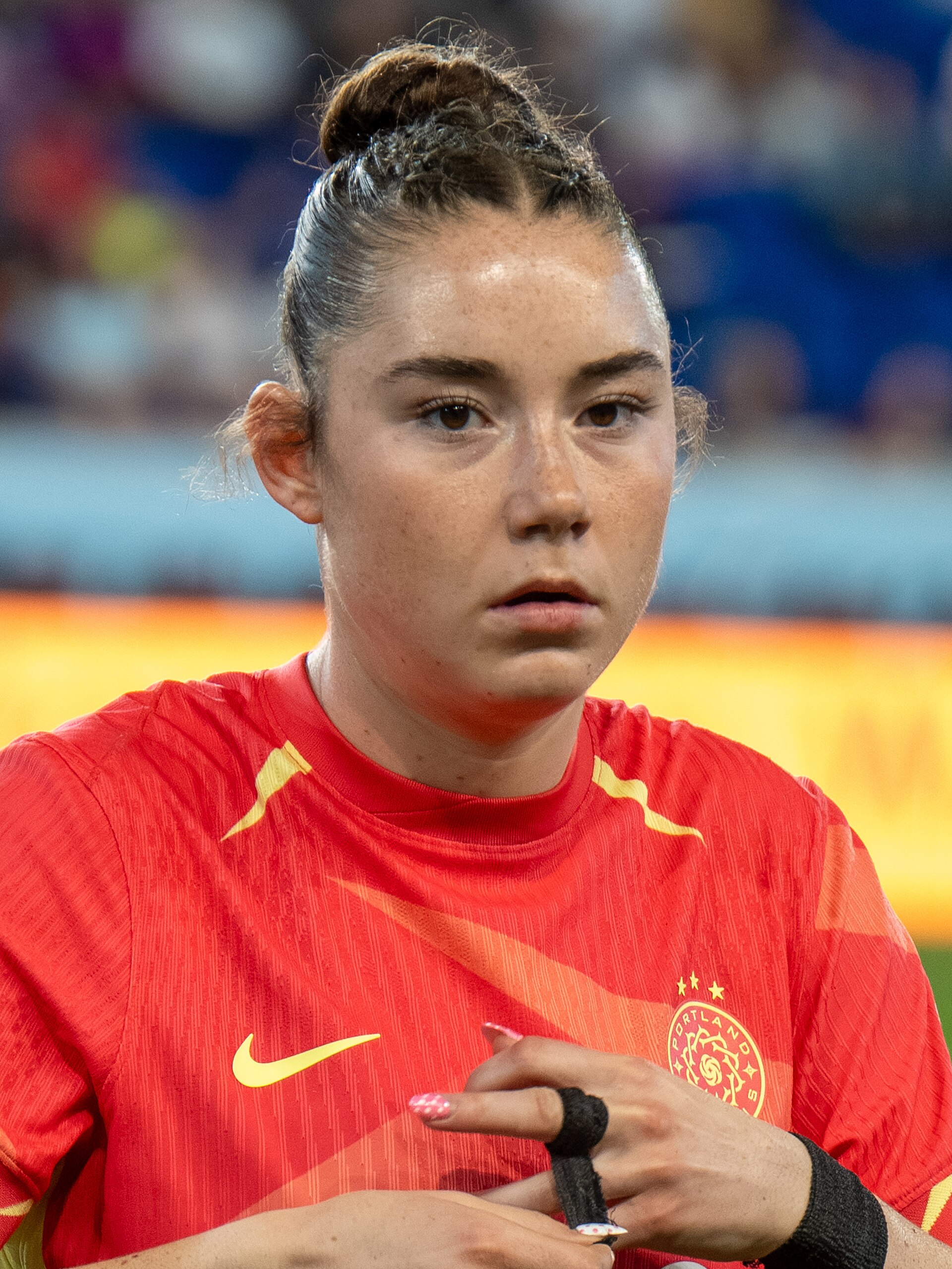 Olivia Moultrie during Gotham FC vs Portland Thorns FC on 26 Sep 2025