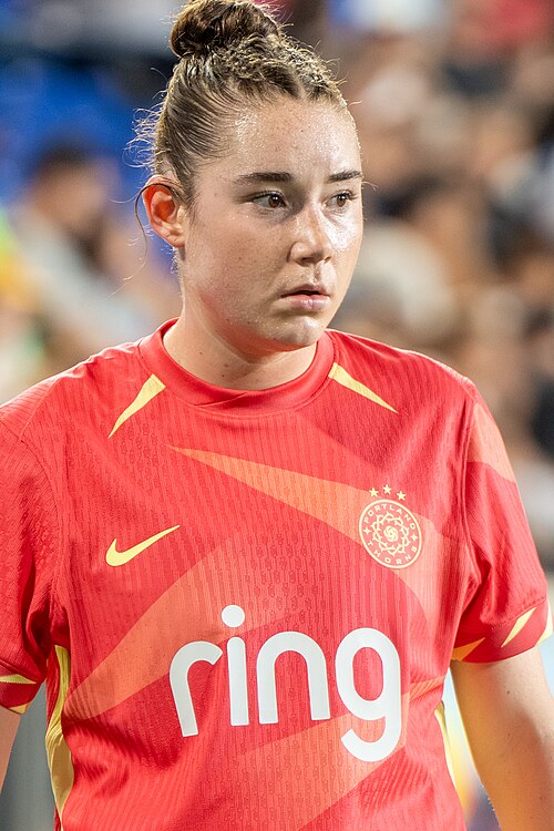 Olivia Moultrie during Gotham FC vs Portland Thorns FC on 26 Sep 2025