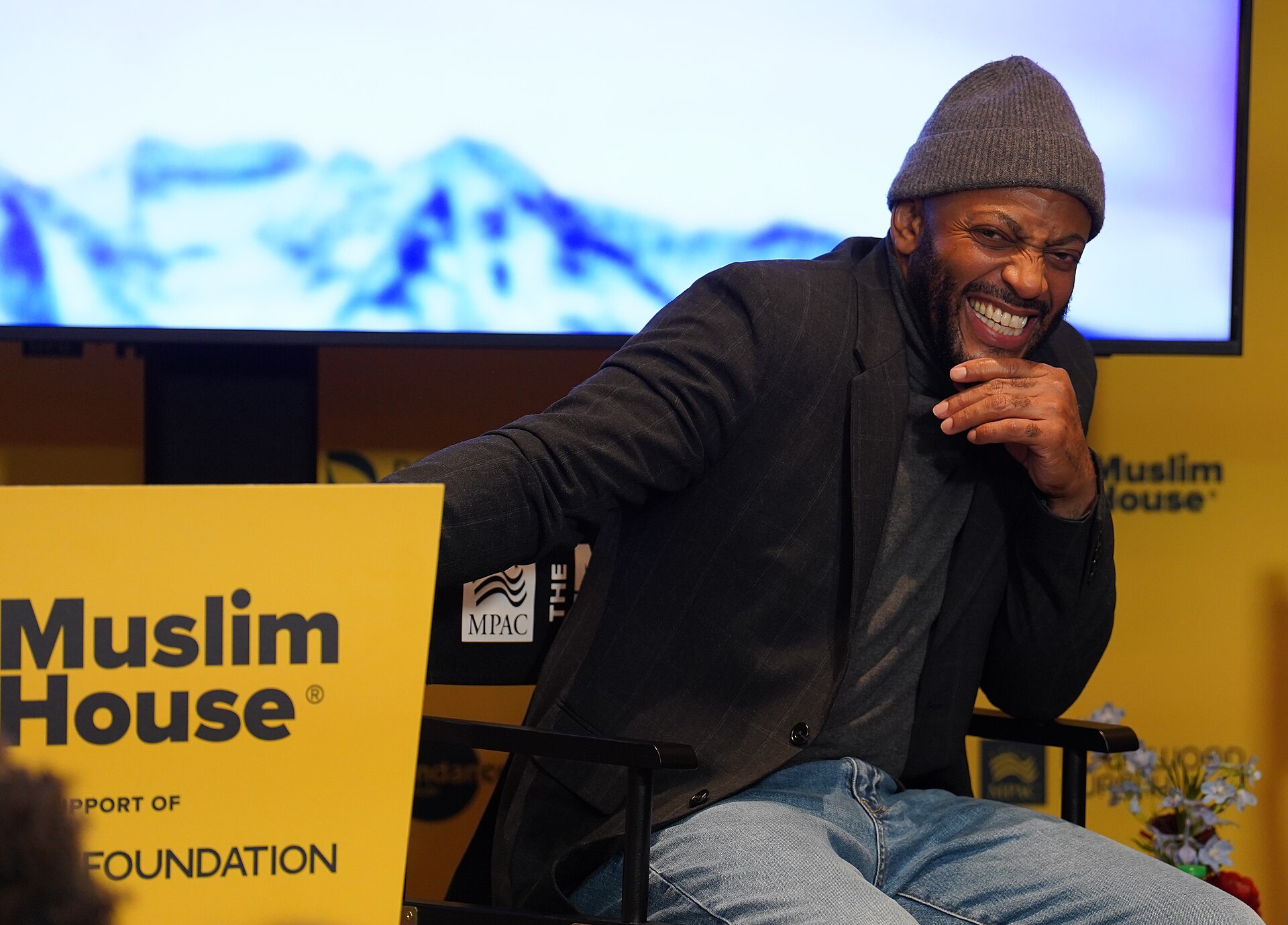 Omar Regan at Muslim House, Sundance, Park City UT. Jan 26, 2026
