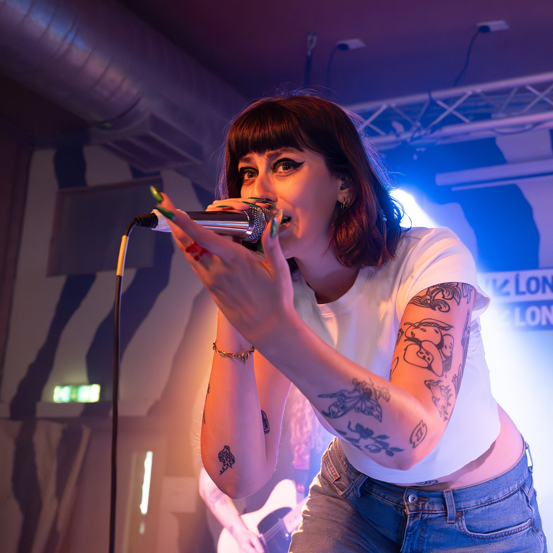 Orchards, indie group from Brighton UK, at the 2025 SXSW London festival in London, England.