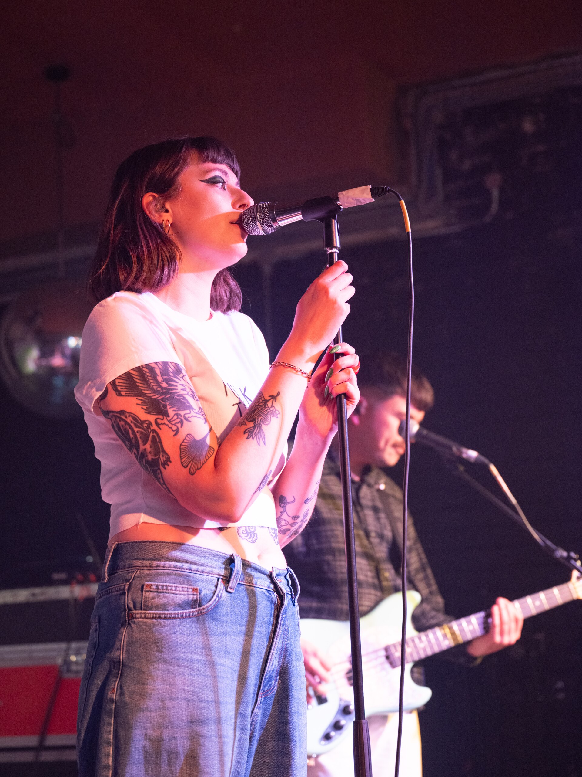 Orchards, indie group from Brighton UK, at the 2025 SXSW London festival in London, England.