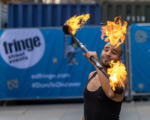 The vibe in the streets at the 2025 Edinburgh Festival Fringe.
