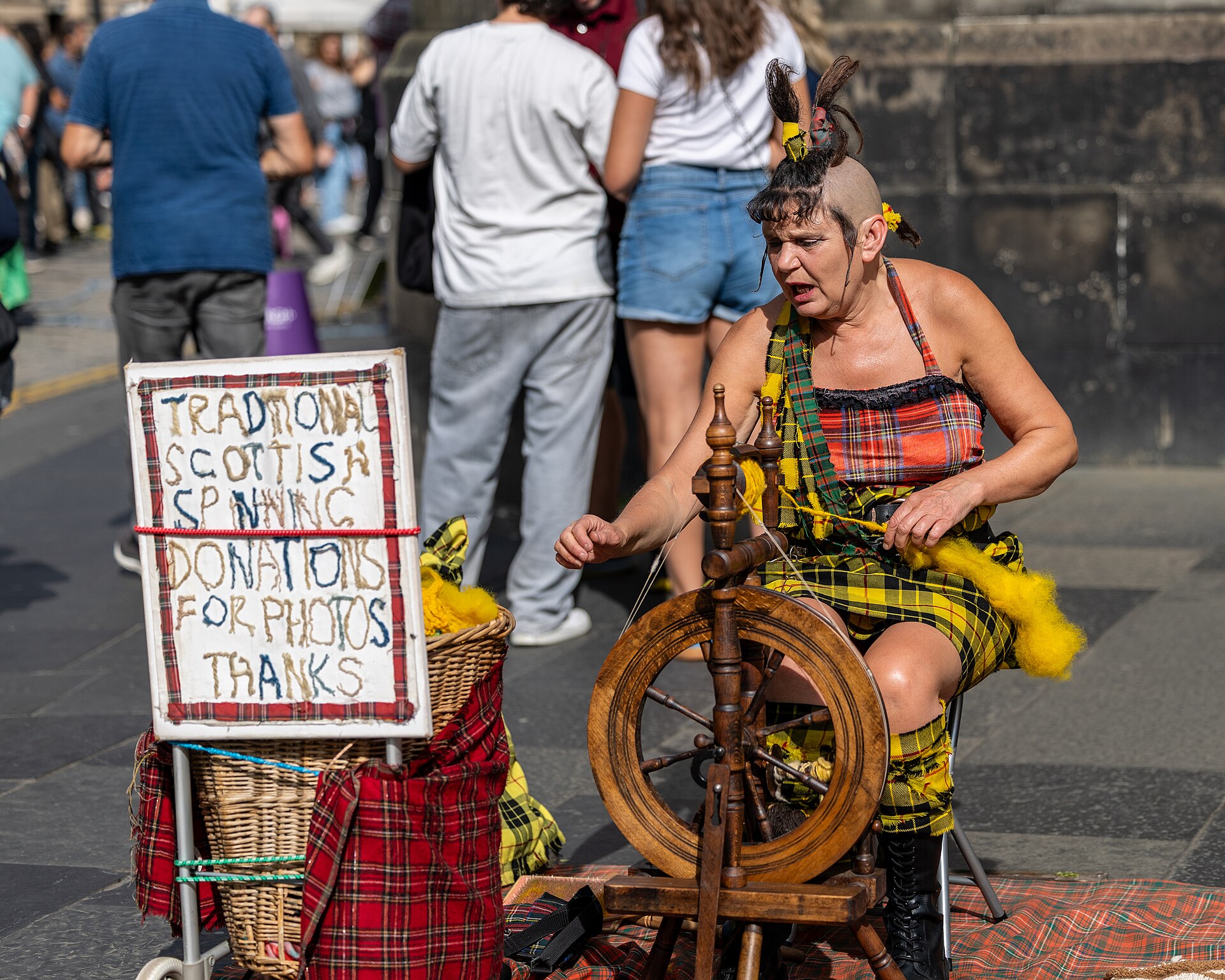 The vibe in the streets at the 2025 Edinburgh Festival Fringe.