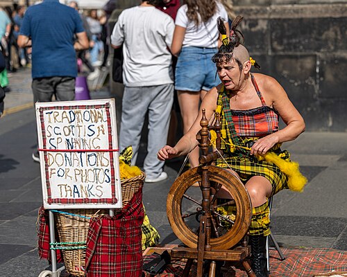 The vibe in the streets at the 2025 Edinburgh Festival Fringe.