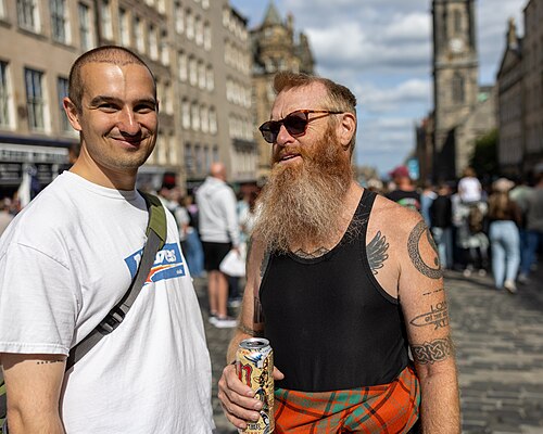 The vibe in the streets at the 2025 Edinburgh Festival Fringe.