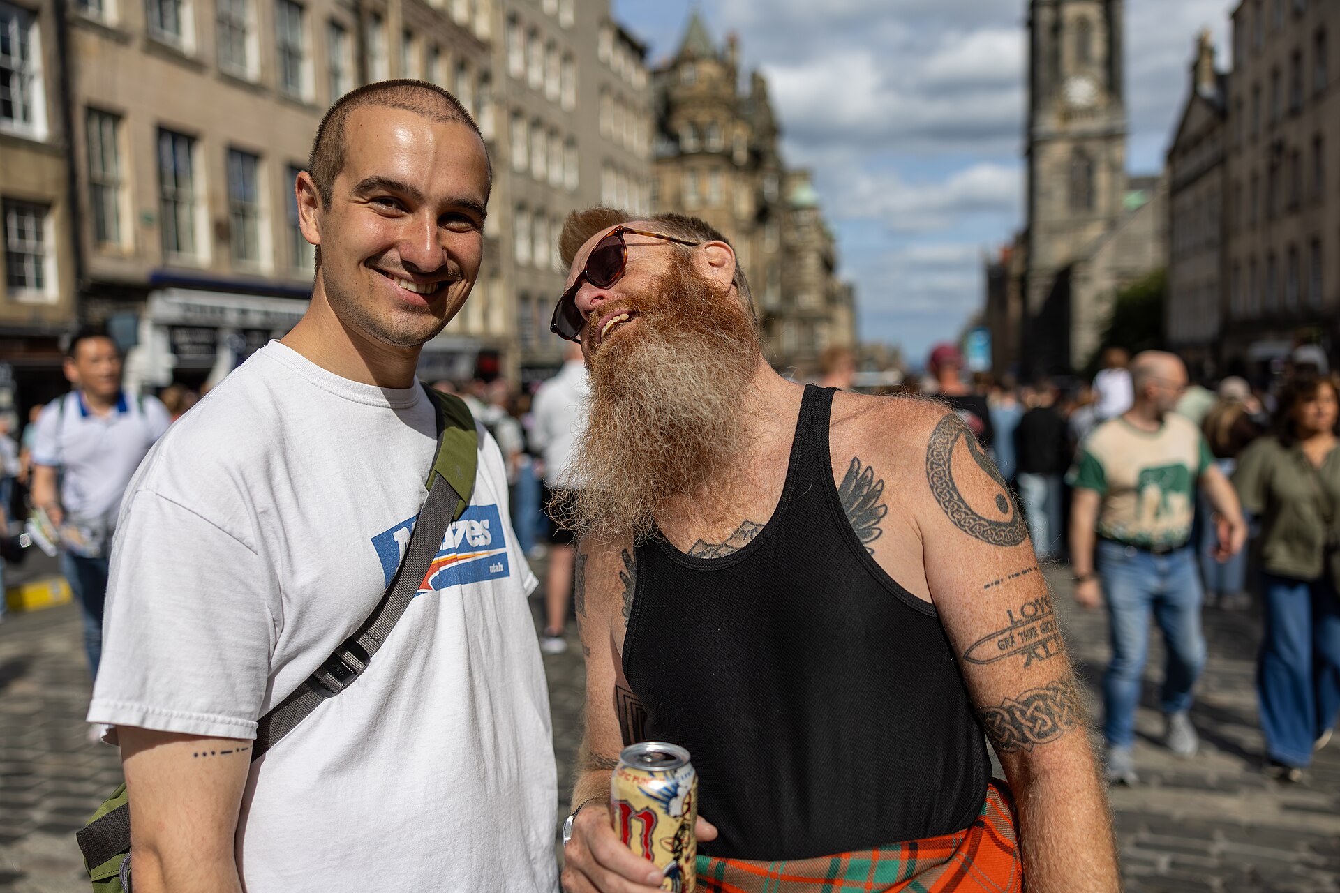 The vibe in the streets at the 2025 Edinburgh Festival Fringe.