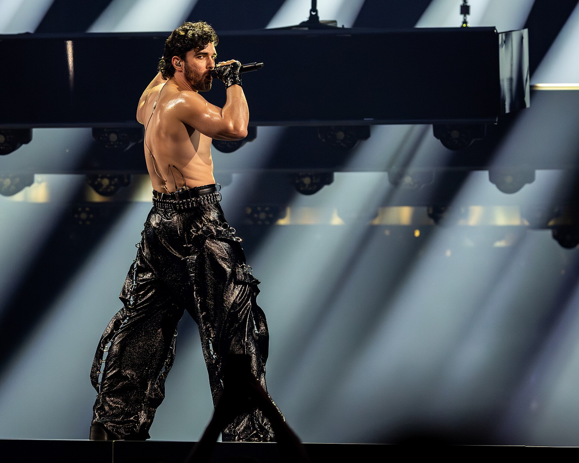 PARG, representing Armenia, performing at Eurovision 2025 in Basel, Switzerland.