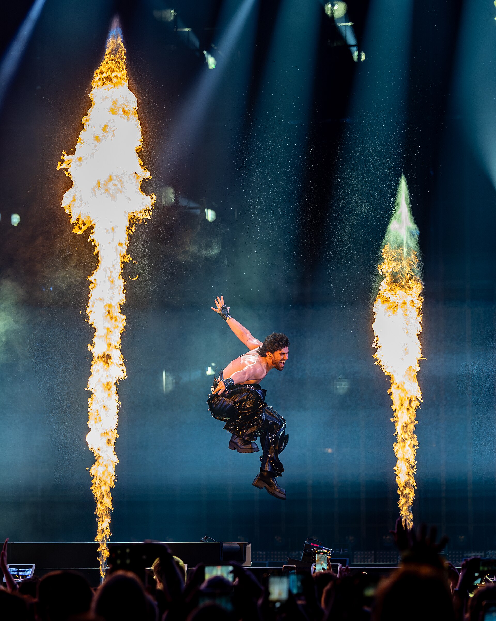 PARG, representing Armenia, performing at Eurovision 2025 in Basel, Switzerland.