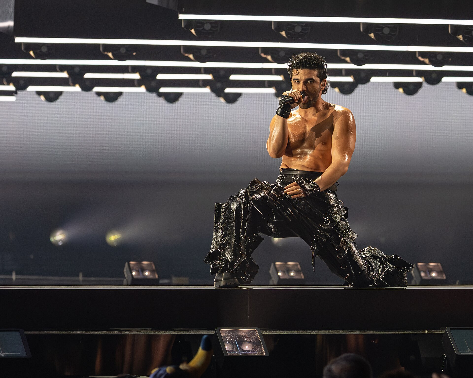 PARG, representing Armenia, performing at Eurovision 2025 in Basel, Switzerland.