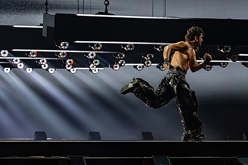 PARG, representing Armenia, performing at Eurovision 2025 in Basel, Switzerland.