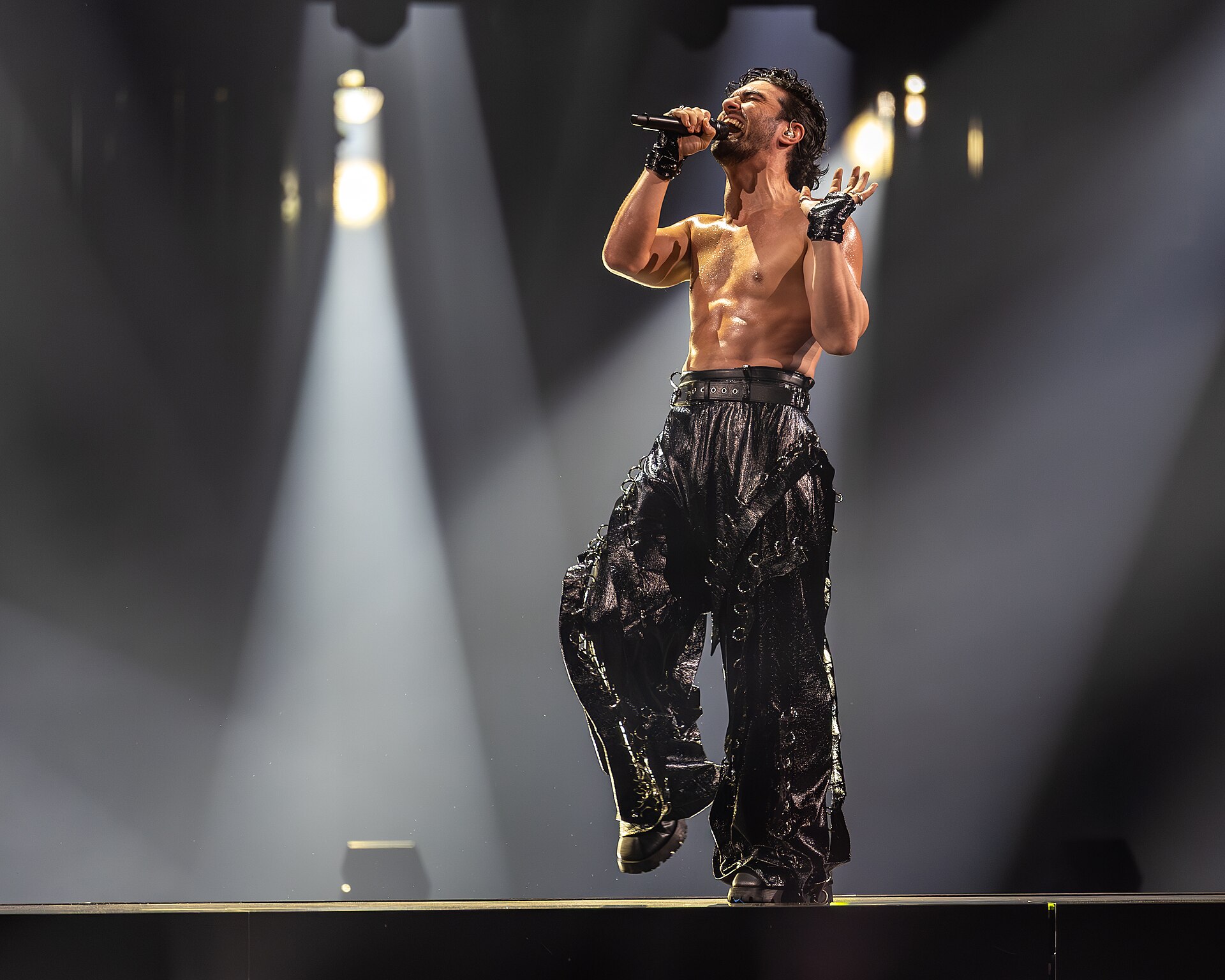 PARG, representing Armenia, performing at Eurovision 2025 in Basel, Switzerland.