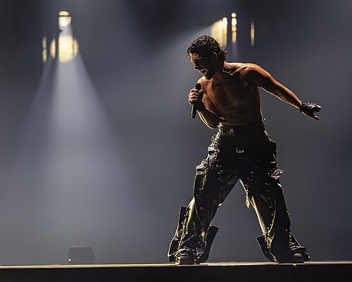 PARG, representing Armenia, performing at Eurovision 2025 in Basel, Switzerland.