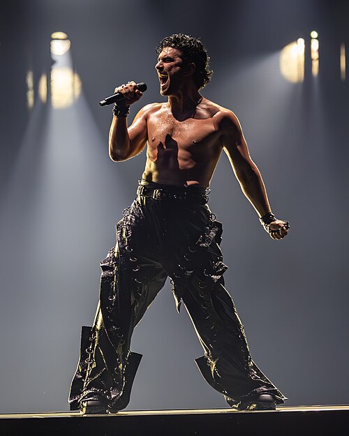 PARG, representing Armenia, performing at Eurovision 2025 in Basel, Switzerland.