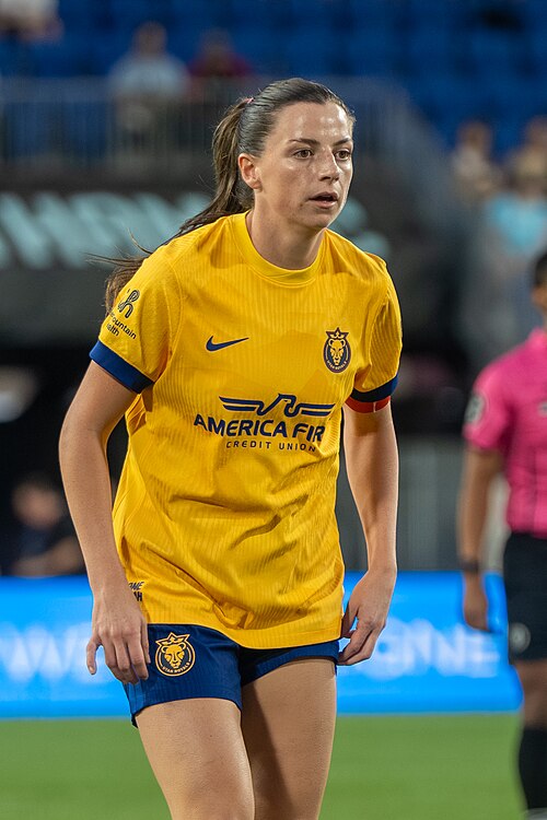 Paige Monaghan during Gotham FC vs Utah Royals on 23 Aug 2025