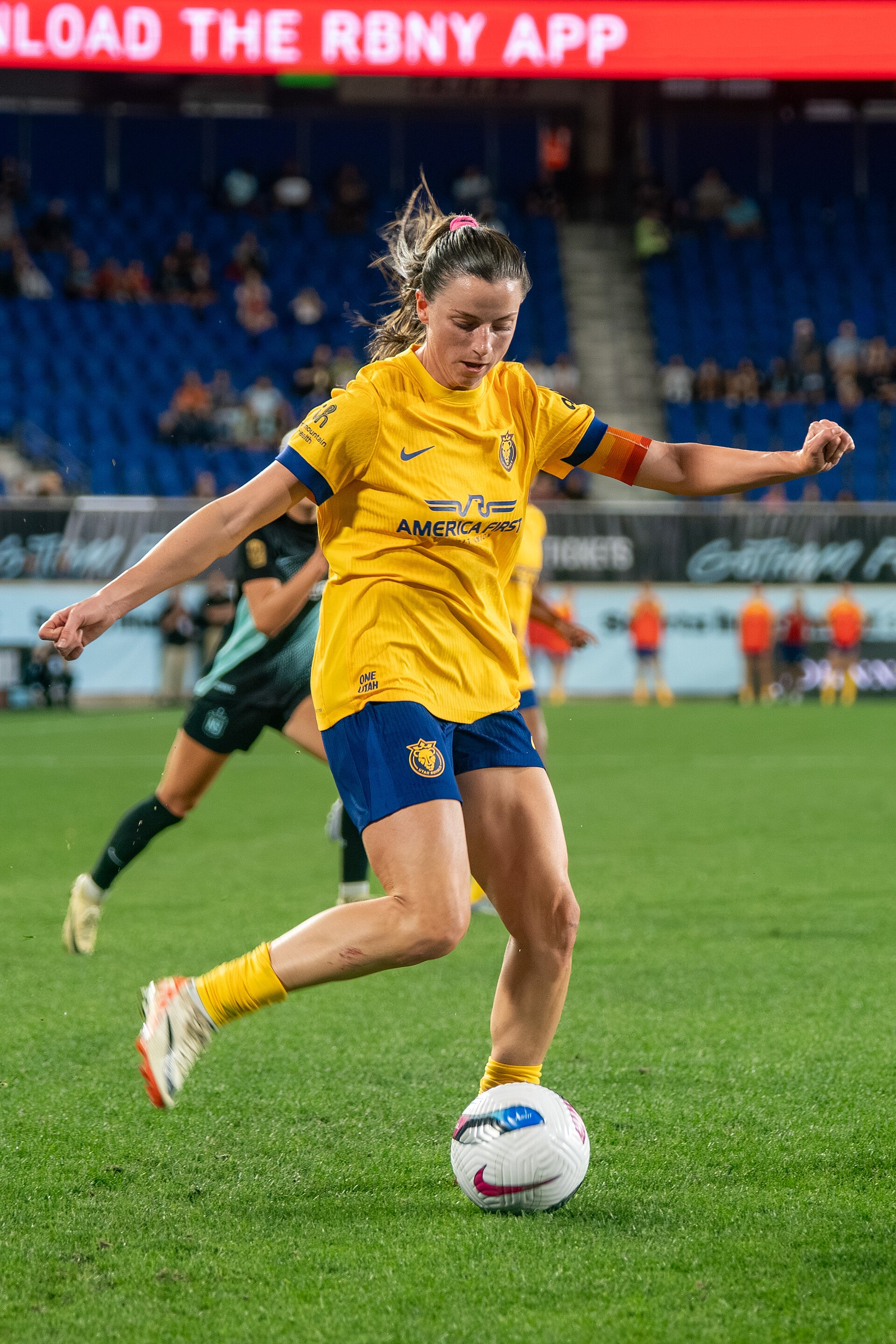 Paige Monaghan during Gotham FC vs Utah Royals on 23 Aug 2025