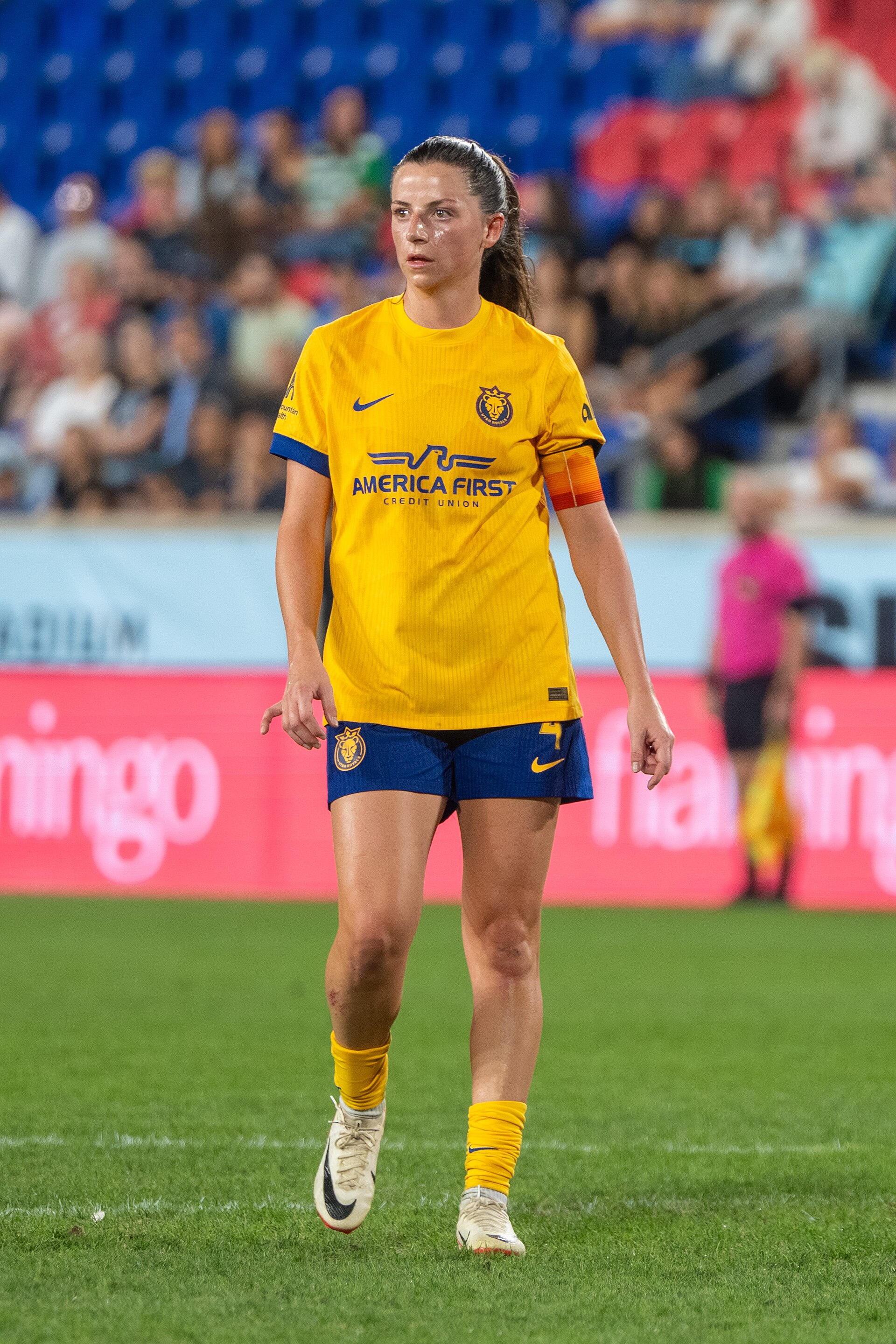 Paige Monaghan during Gotham FC vs Utah Royals on 23 Aug 2025
