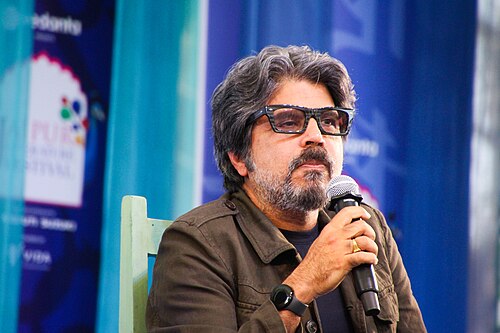 Pankaj Mishra, writer, at the 2025 Jaipur Literature Festival in Jaipur, India.
