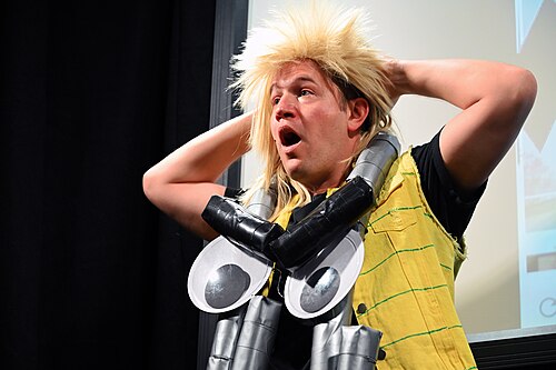 Douglas Widick in "Paperclip" at the 2025 Edinburgh Festival Fringe