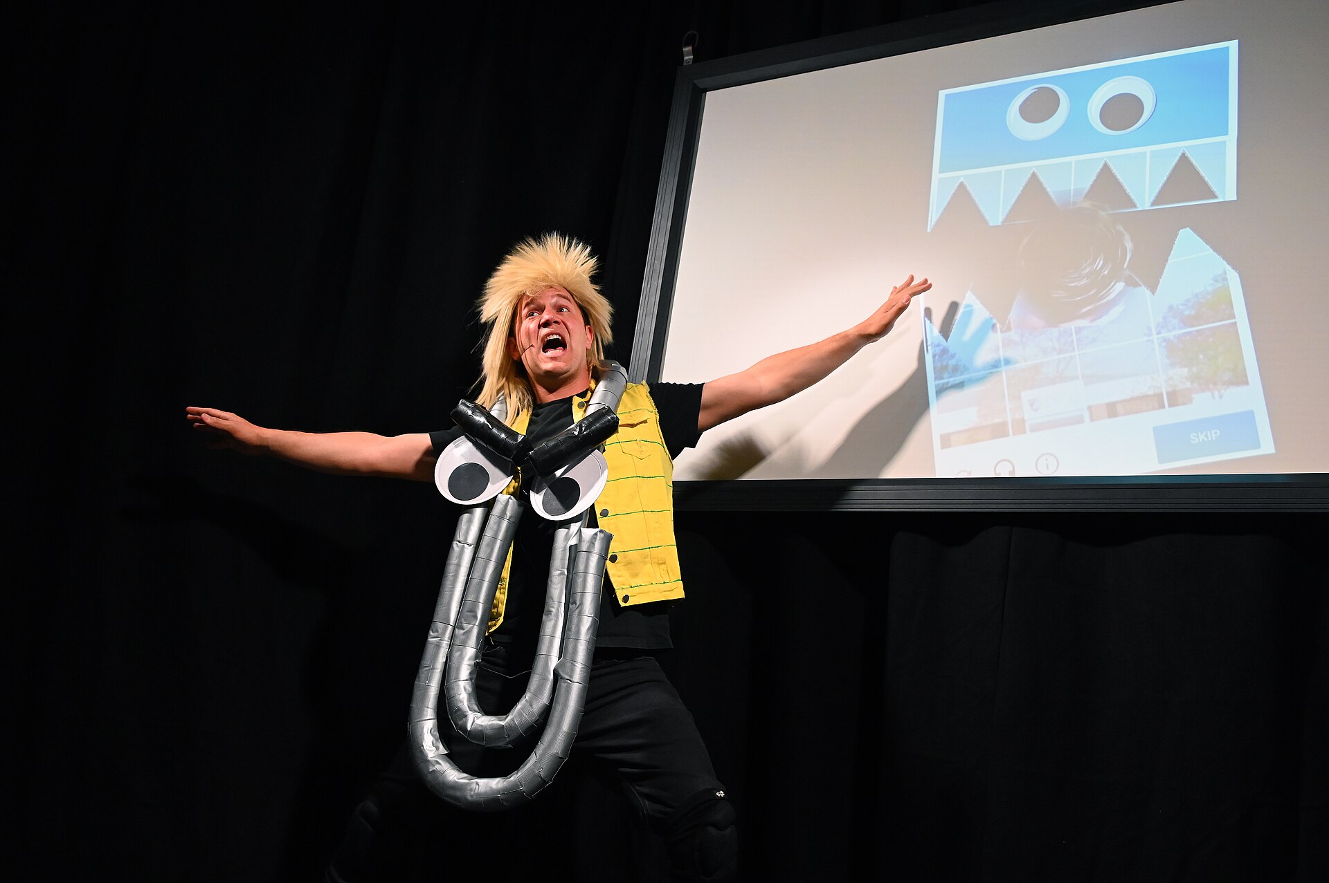 Douglas Widick in "Paperclip" at the 2025 Edinburgh Festival Fringe