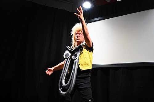 Douglas Widick in "Paperclip" at the 2025 Edinburgh Festival Fringe
