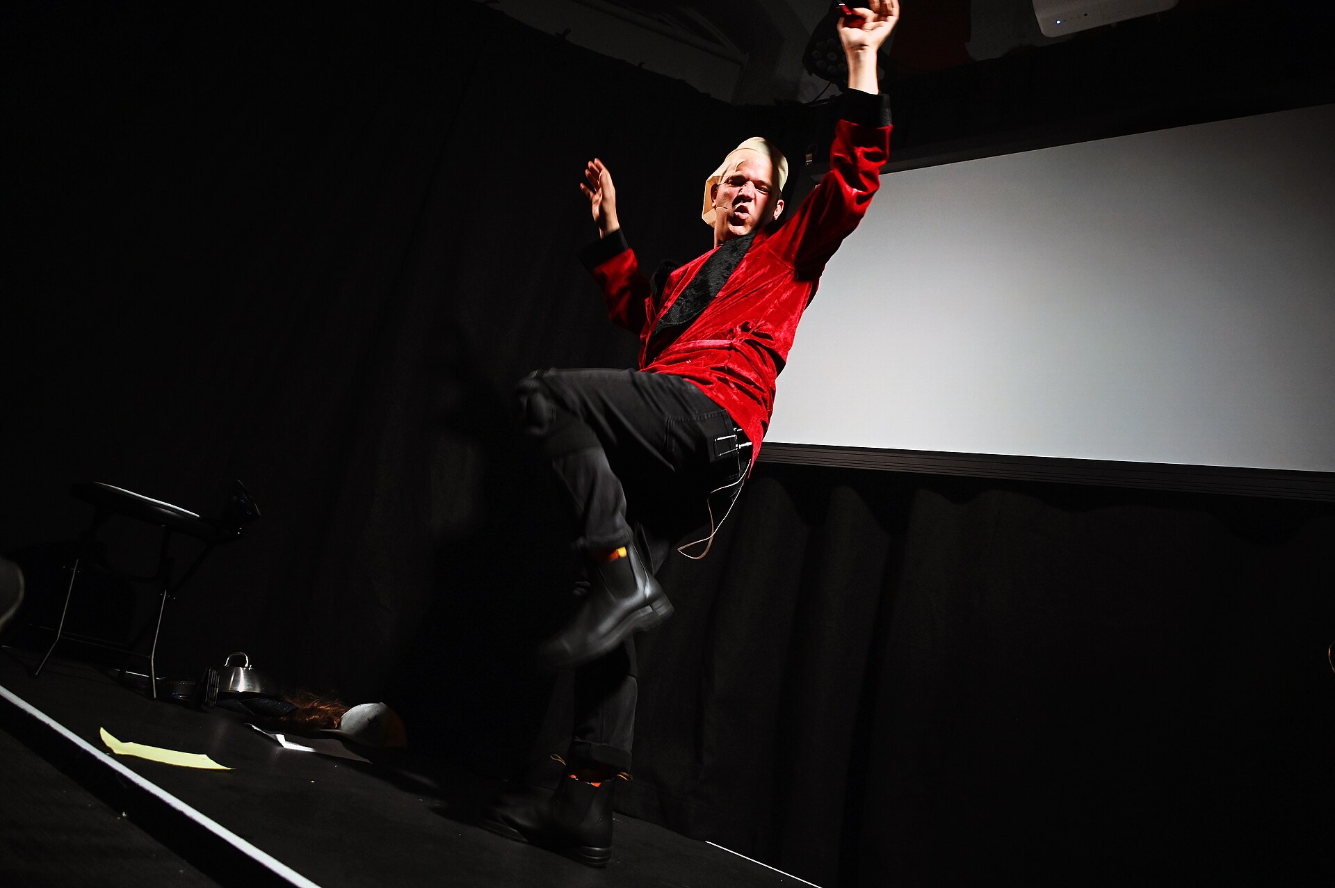 Douglas Widick in "Paperclip" at the 2025 Edinburgh Festival Fringe