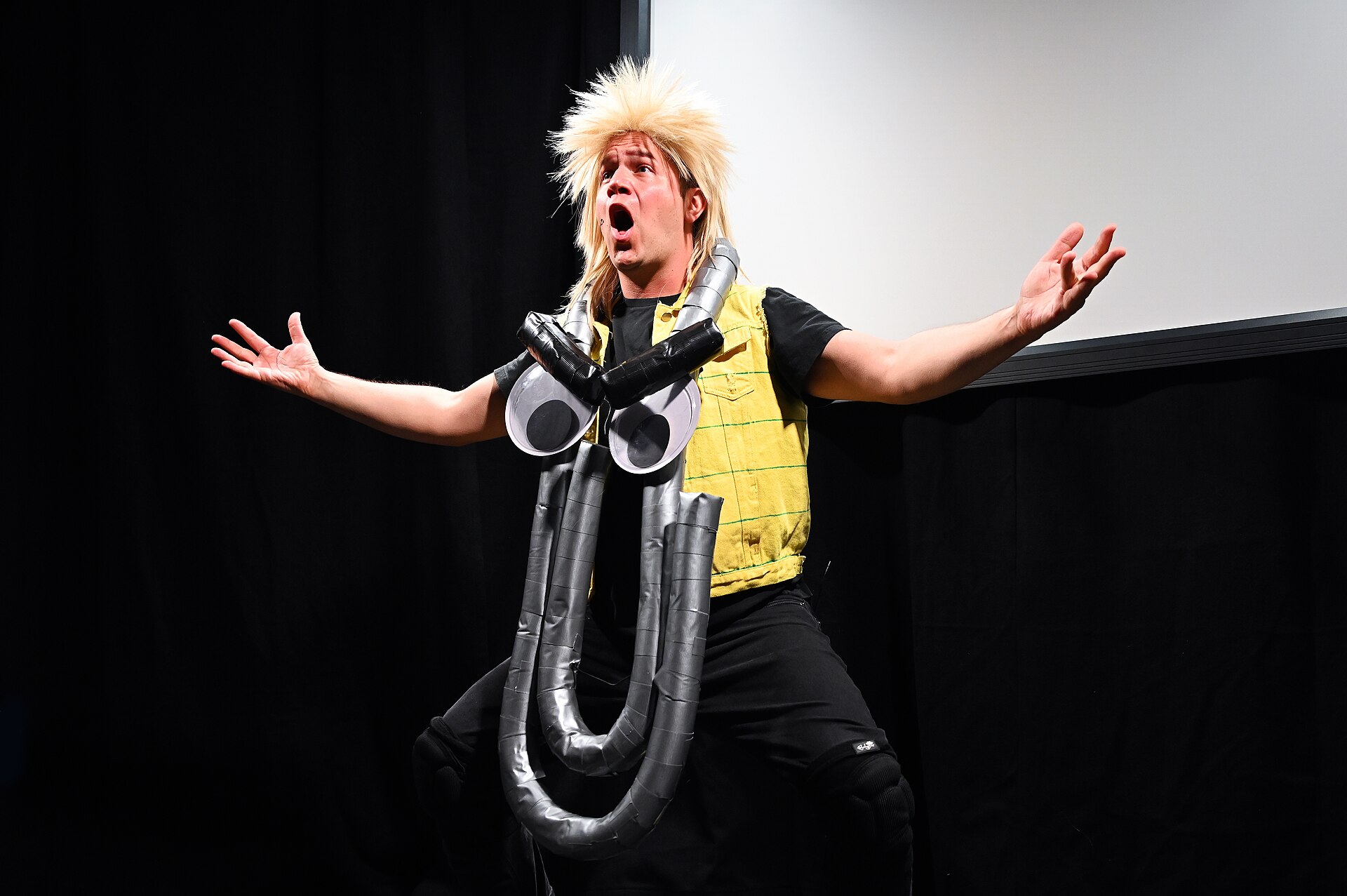 Douglas Widick in "Paperclip" at the 2025 Edinburgh Festival Fringe
