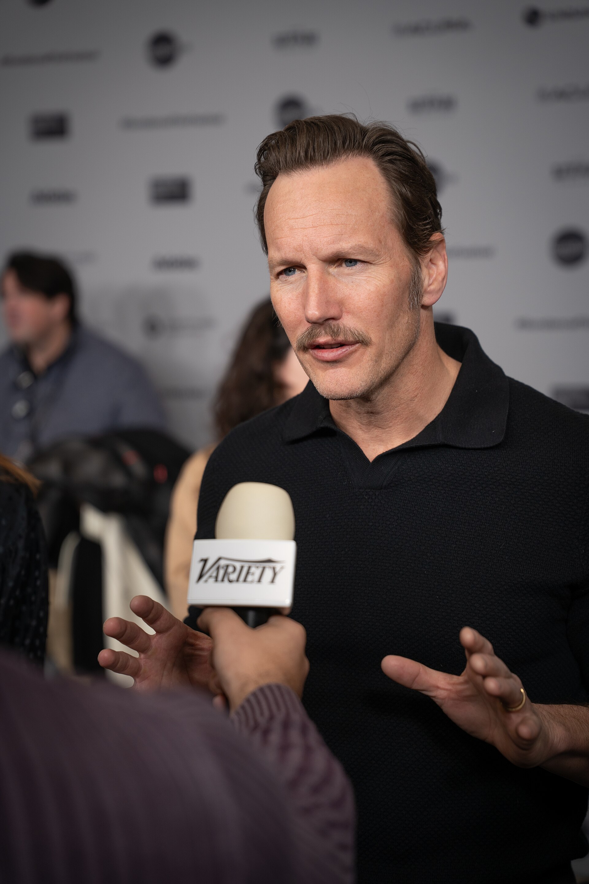 Patrick Wilson (actor) at the premiere for Run Amok at Sundance Film Festival 2026.