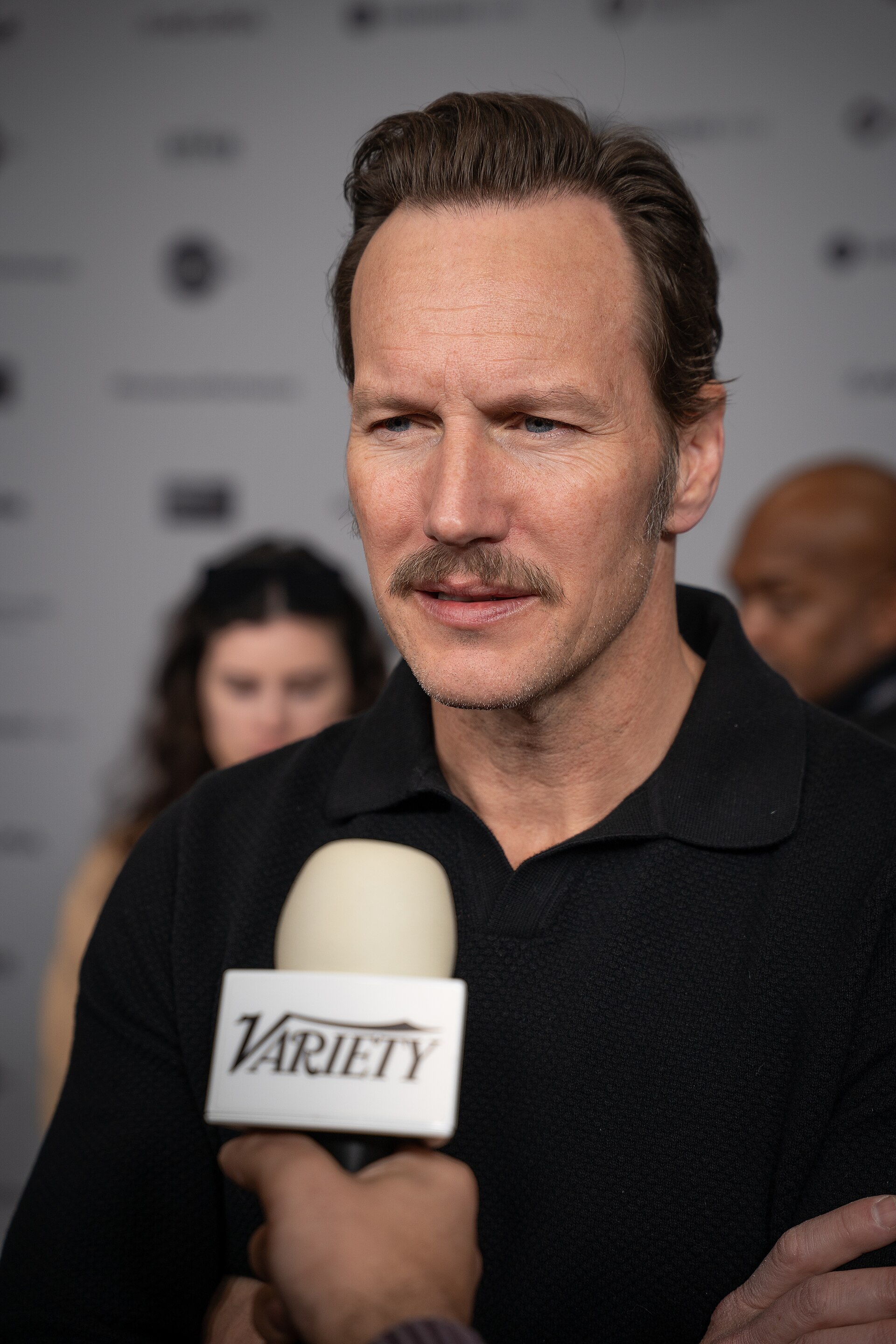 Patrick Wilson (actor) at the premiere for Run Amok at Sundance Film Festival 2026.