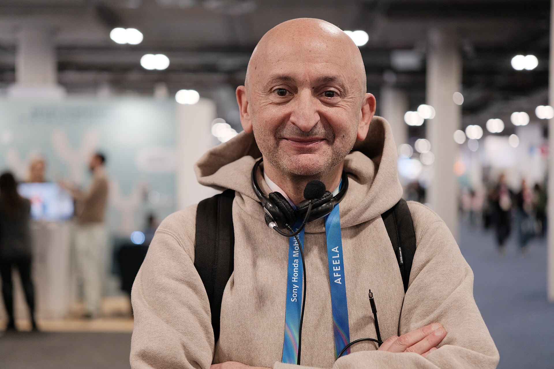 French journalist Patrick-Pierre Garcia (aka PP Garcia) at CES 2026 in Las Vegas