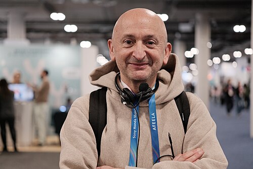 French journalist Patrick-Pierre Garcia (aka PP Garcia) at CES 2026 in Las Vegas