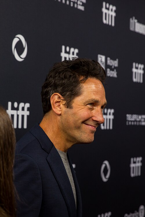 Paul Rudd, actor, at the 2024 Toronto International Film Festival (TIFF) for the movie Friendship.