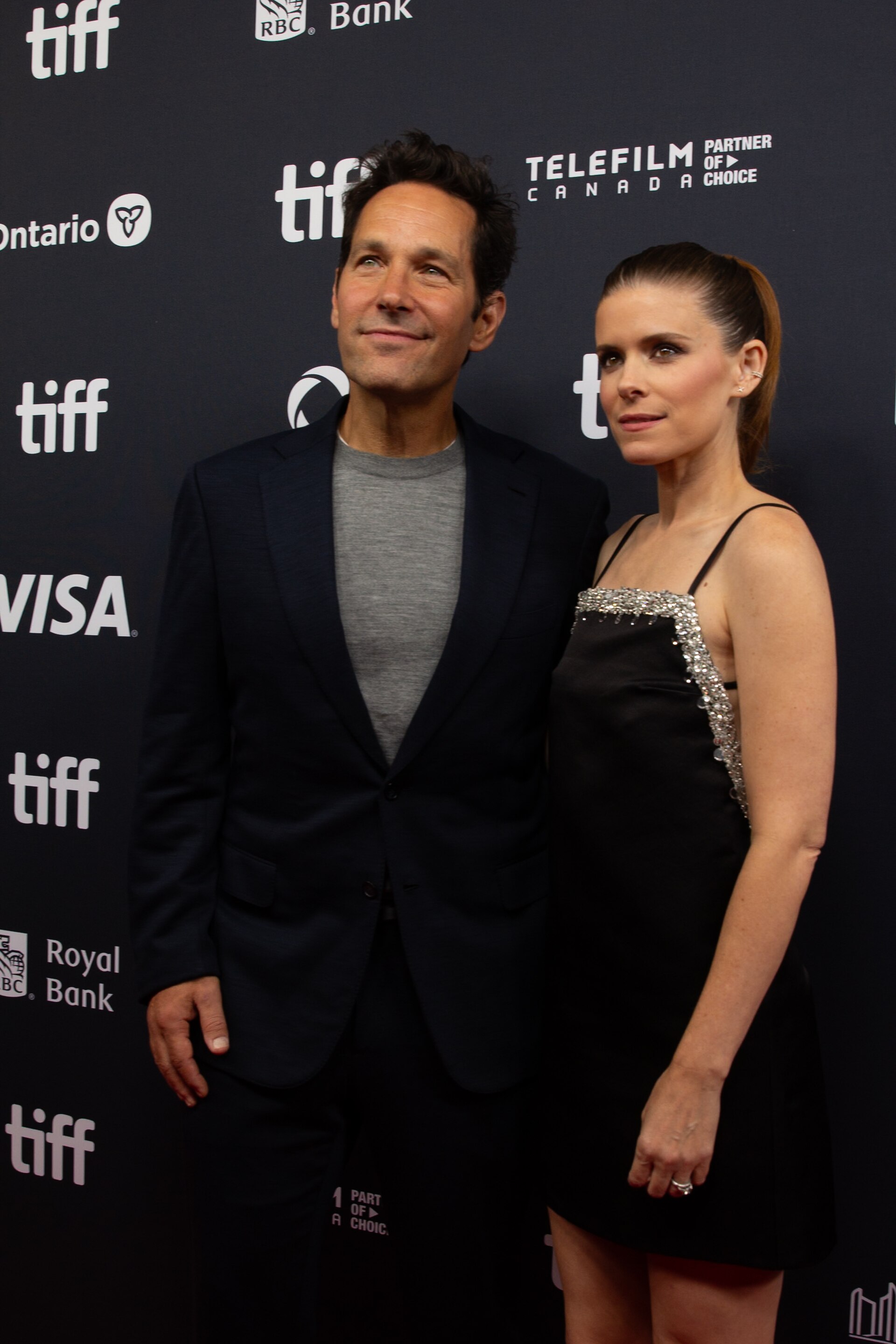 Paul Rudd and Kate Mara at the 2024 Toronto International Film Festival (TIFF) for the movie Friendship.