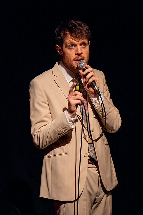 Paul Williams, comedian, at the 2024 Edinburgh Festival Fringe in Edinburgh, Scotland.