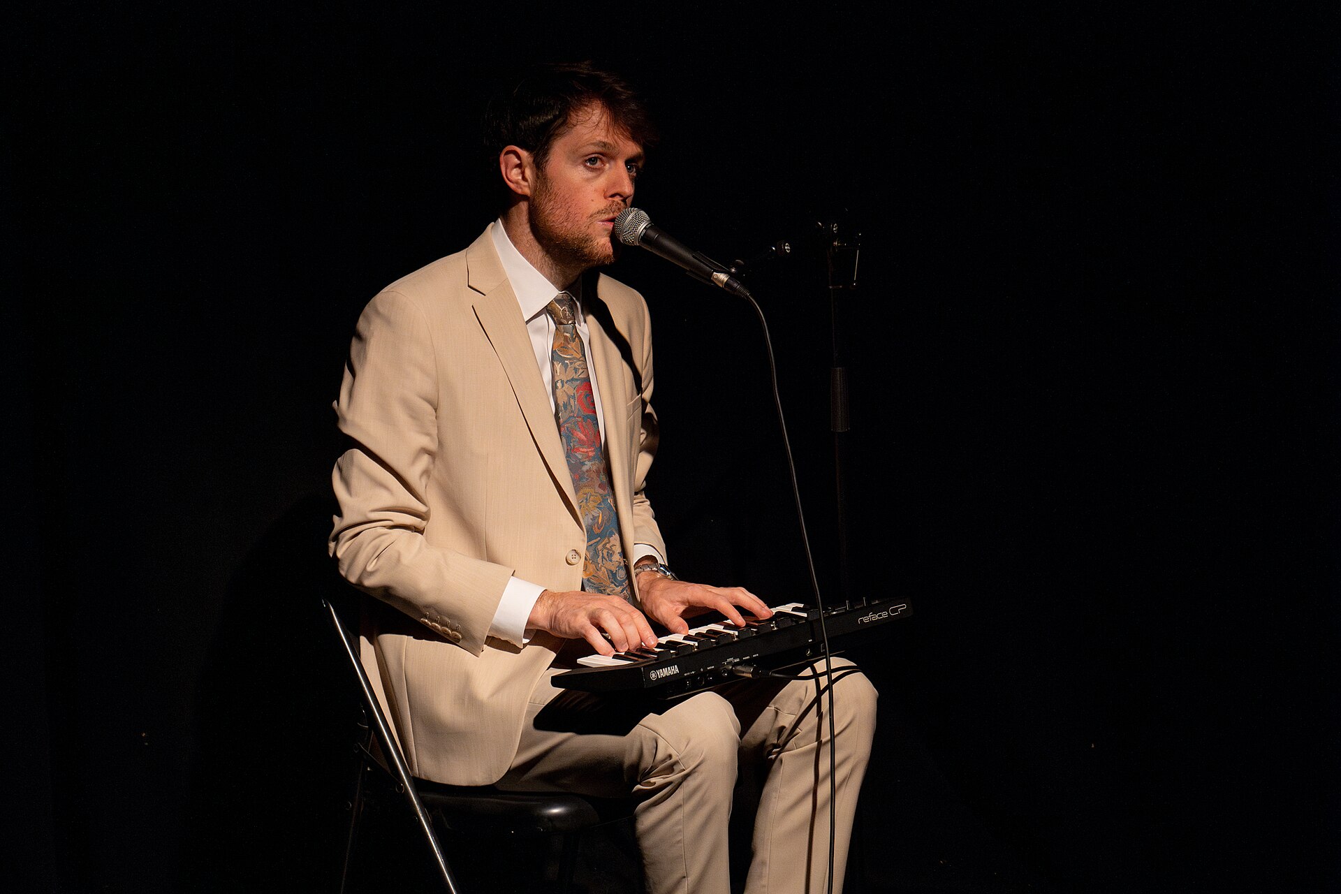 Paul Williams, comedian, at the 2024 Edinburgh Festival Fringe in Edinburgh, Scotland.