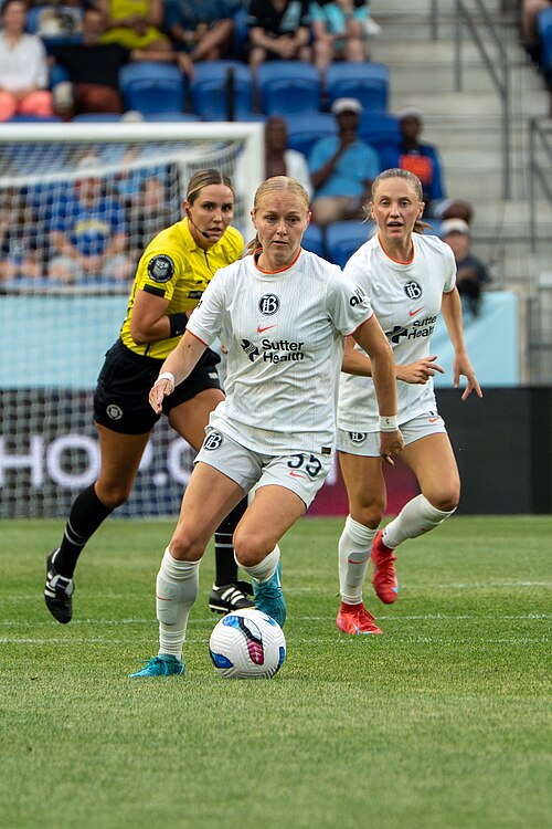 Penelope Hocking during Gotham FC vs Bay FC on 6.21.25