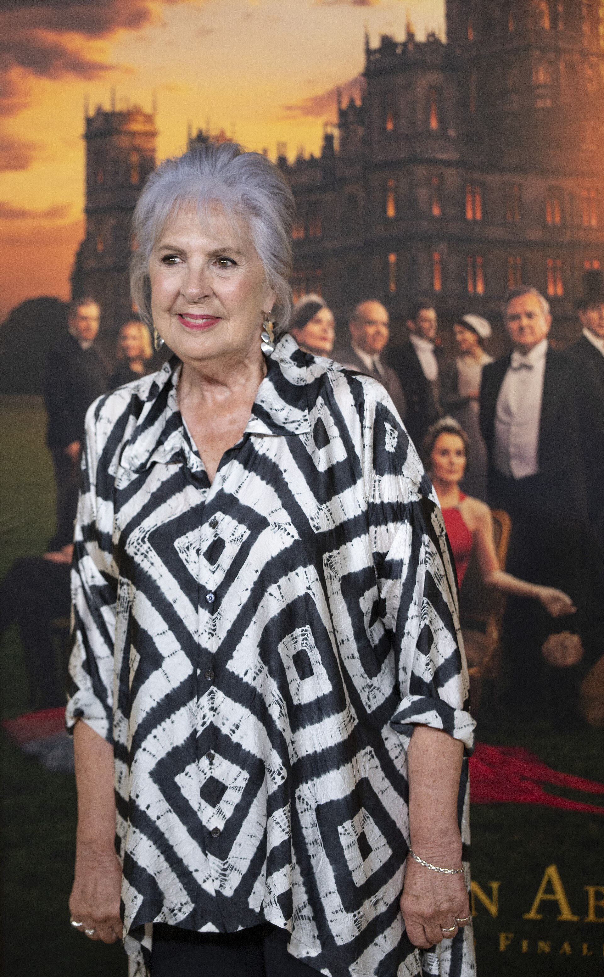 Penelope Wilton at September 2025 Downton Abbey: The Grand Finale Premiere in New York.