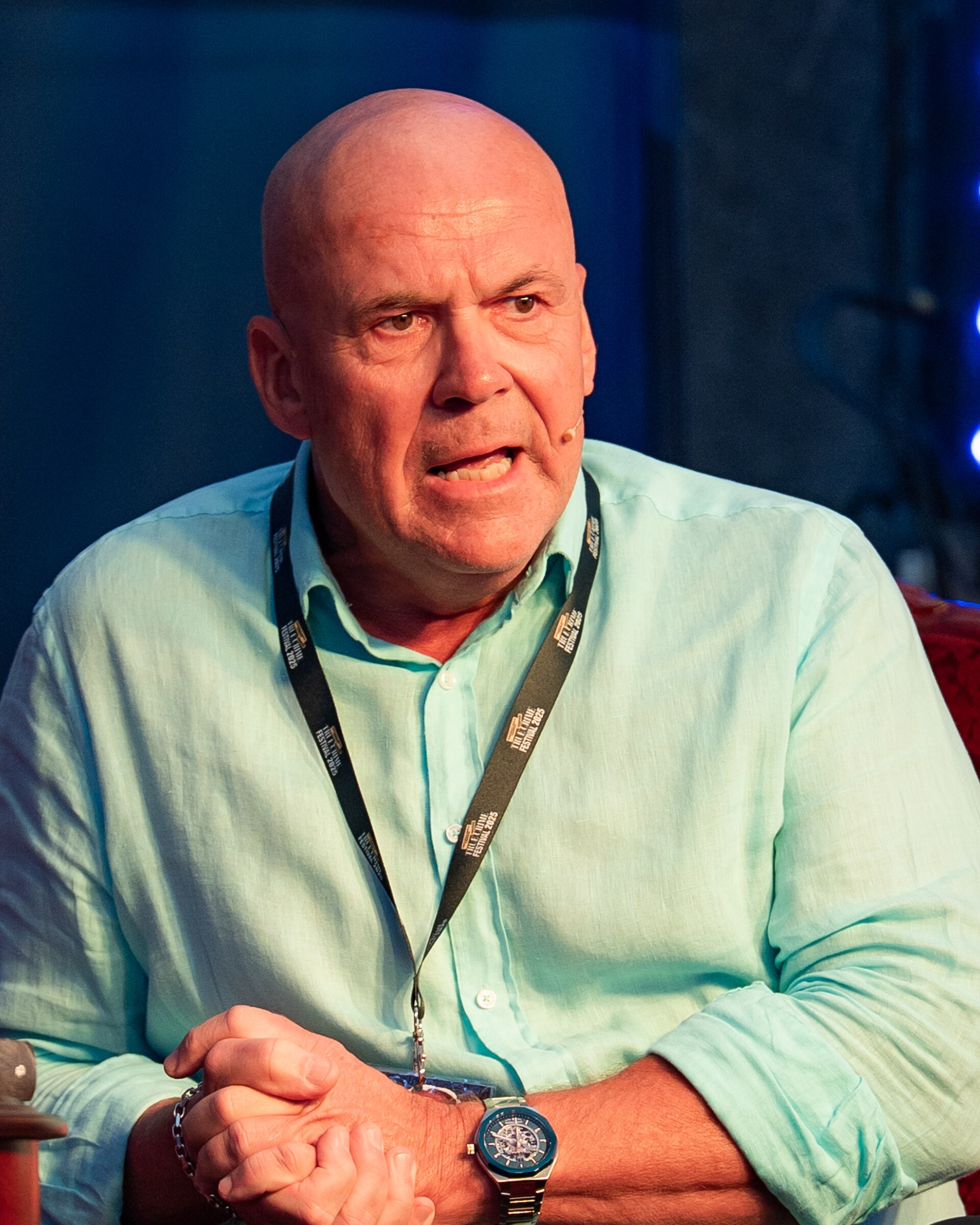 Per Asle Rustad at the True Crime Festival in Arendal, Norway, 2025