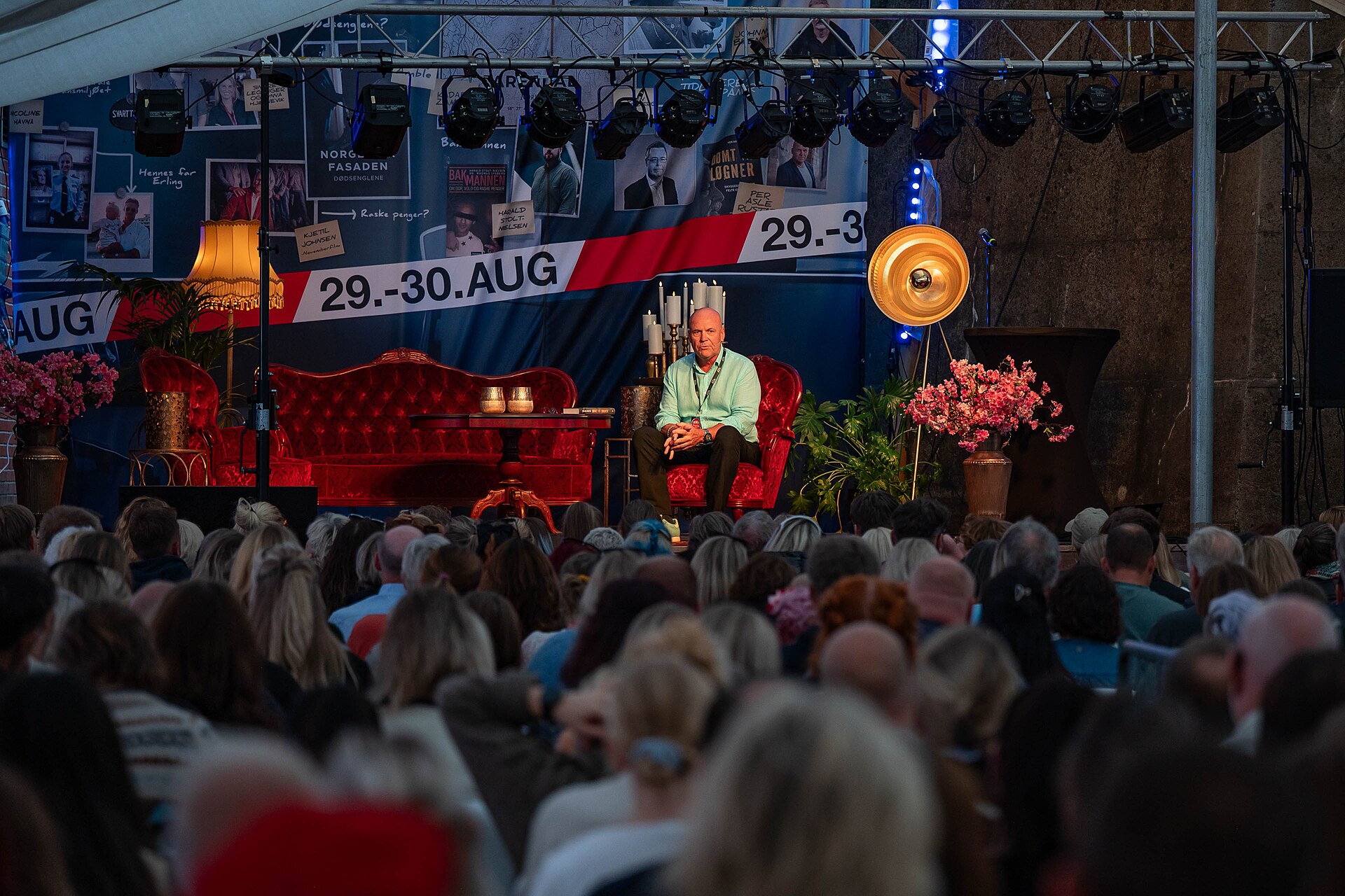 Per Asle Rustad at the True Crime Festival in Arendal, Norway, 2025