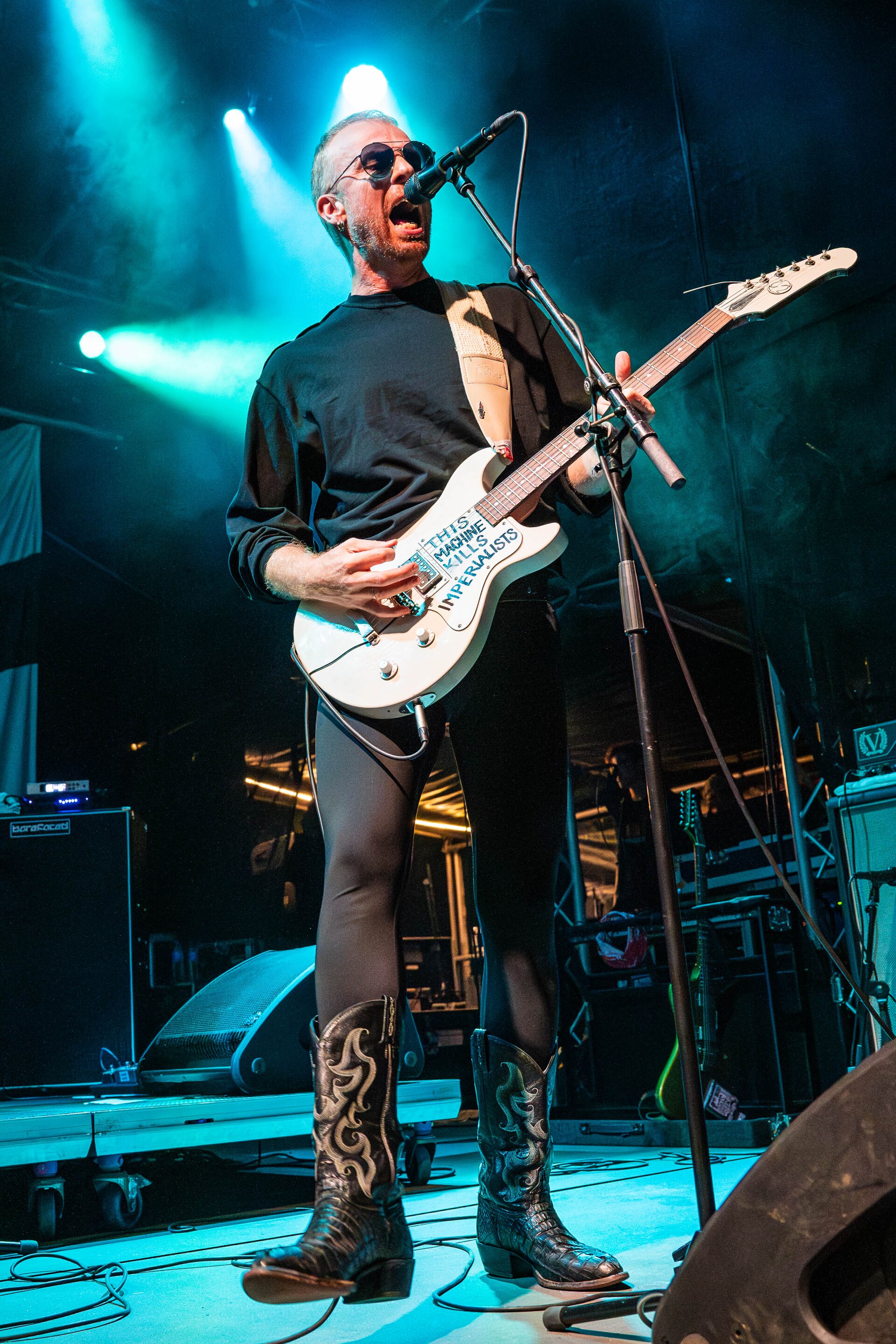 Per Borten opptrer med Spidergawd på festivalen Måkeskrik i Kristiansand, 12. juli 2024