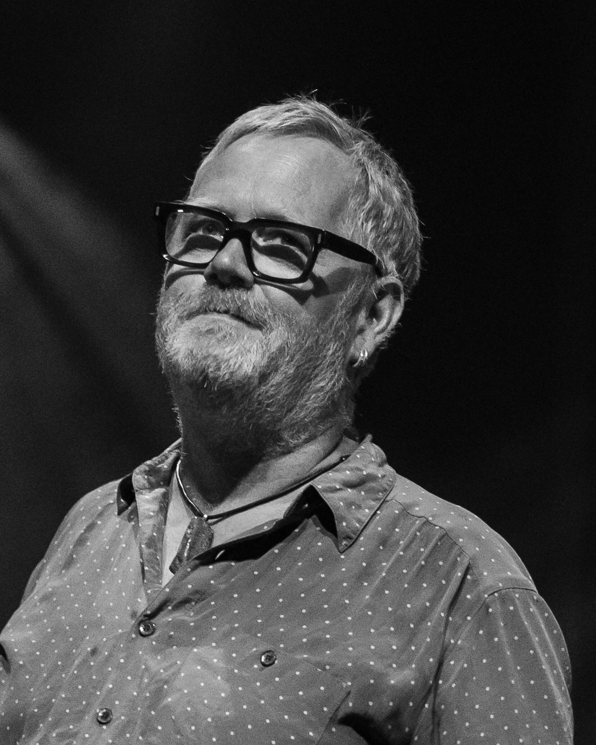 Per Oddvar Johansen performs (with Espen Berg) at the Canal Street festival, 2025