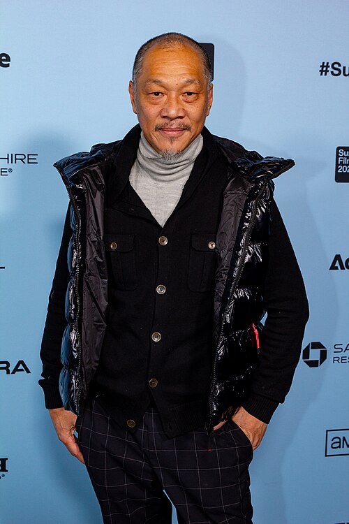 Perry Yung, actor, at the 2025 Sundance Film Festival for the movie Bunnylovr.