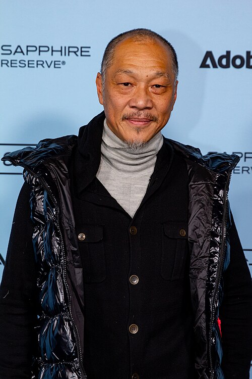 Perry Yung, actor, at the 2025 Sundance Film Festival for the movie Bunnylovr.