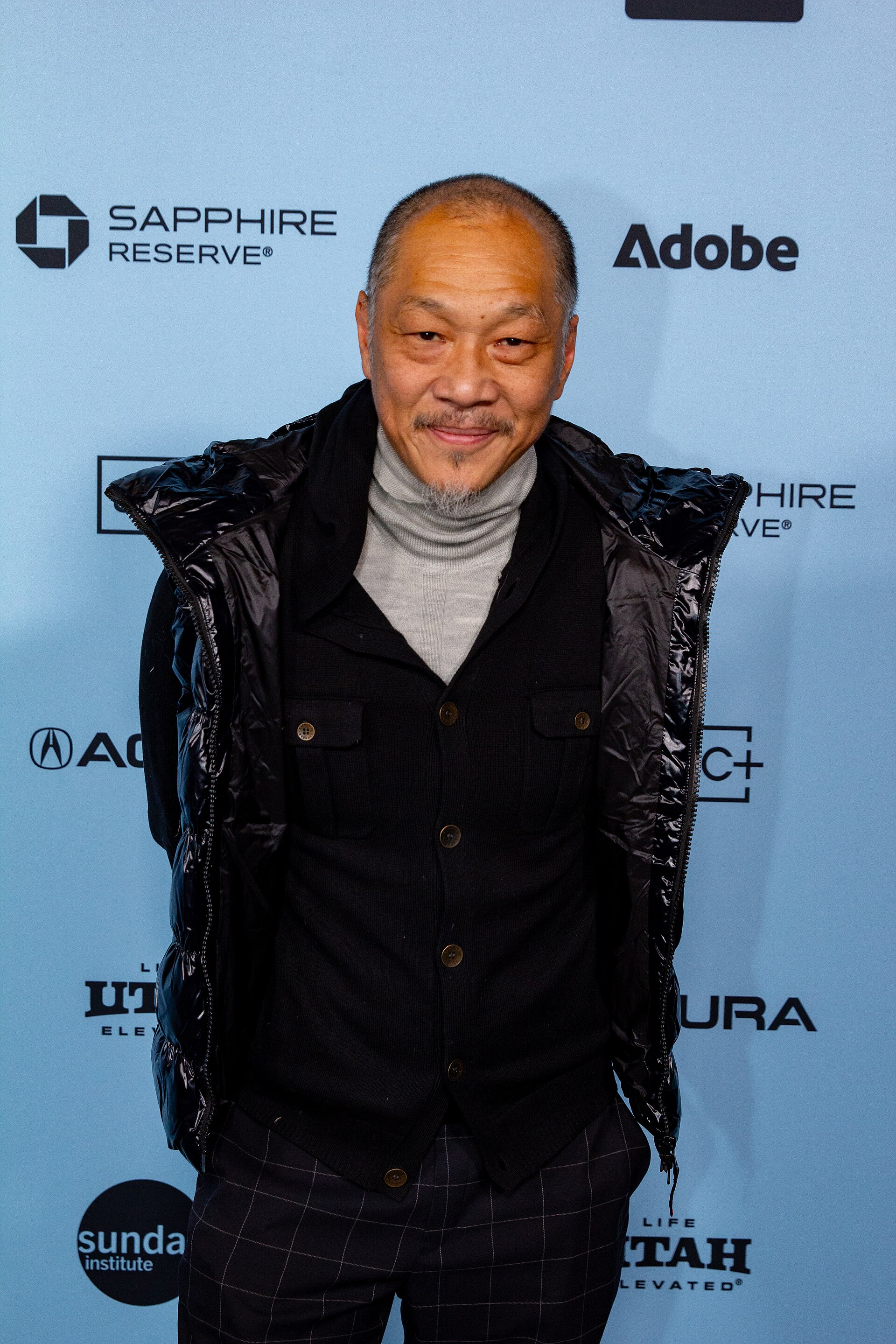 Perry Yung, actor, at the 2025 Sundance Film Festival for the movie Bunnylovr.
